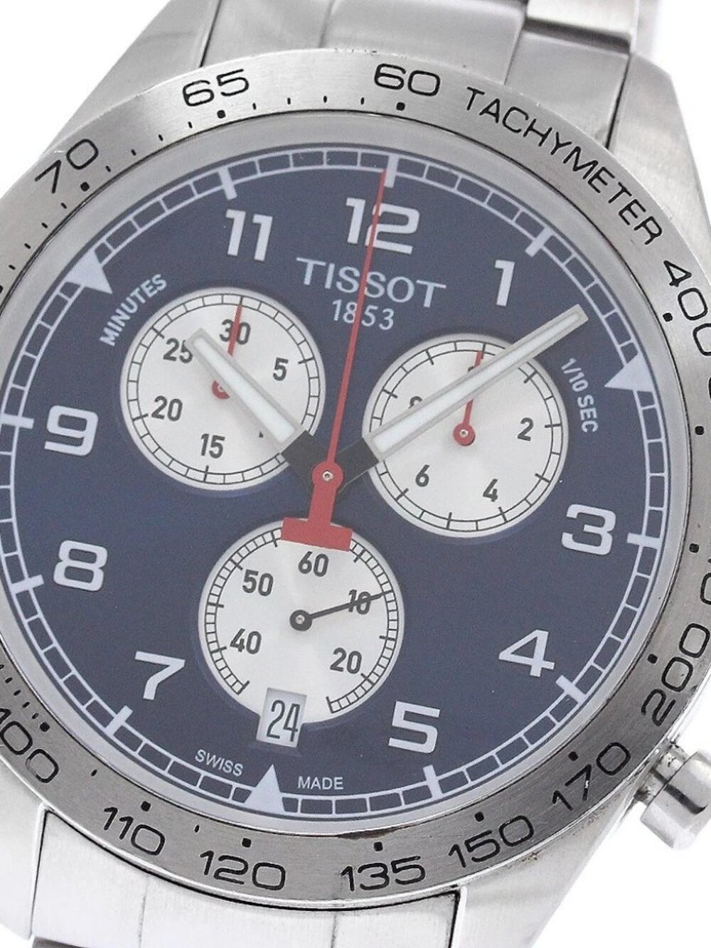 TISSOT PRS 516 T1316171104200 Date Chronograph blue Dial Quartz Men's